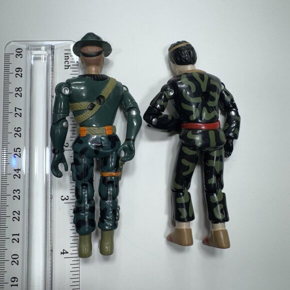Vintage Action Force The Corps Whipsaw & Hiro Yamato action figure Lanard 1986 - Picture 5 of 5